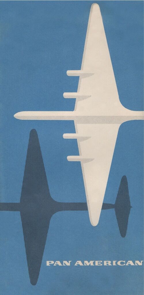 Pan American Clipper 1940s - Front - A1 (594x840mm) Archival Print(s) (Unframed)