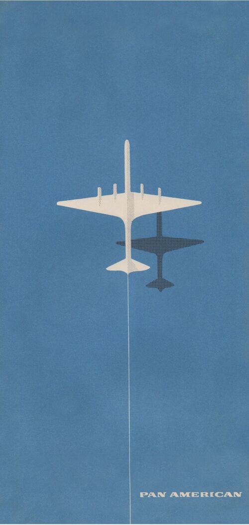 Pan American Clipper 1940s - Rear - A1 (594x840mm) Archival Print(s) (Unframed)