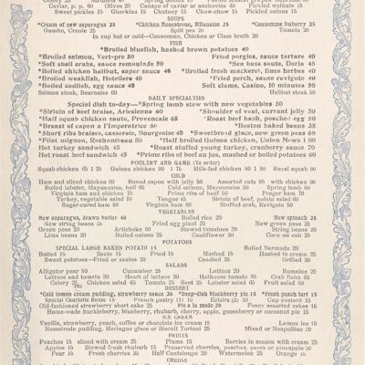 Grand Central Terminal Restaurant 1915 - A2 (420 x 594 mm) Archivdruck (ungerahmt)