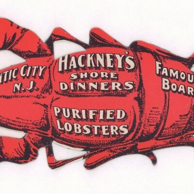 Hackney's, Atlantic City des années 1930 - A4 (210x297mm) impression d'archives (sans cadre)