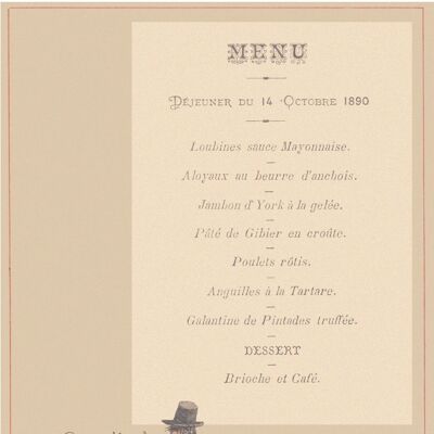 Déjeuner, Château de Francs, Bègles, France 1890 - A1 (594x840mm) Archival Print (Unframed)