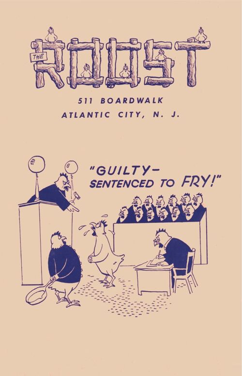 The Roost, Atlantic City 1946/7 - A1 (594x840mm) Archival Print (Unframed)
