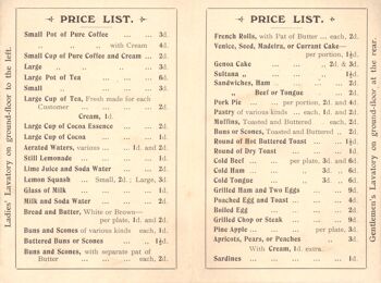 Bull Street Café, Birmingham 1917 - 1920 - A3 (297x420mm) impression d'archives (sans cadre) 2