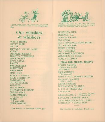 International Bar Fly, Playboy Club Thatched Barn, Elstree, années 1960 - A1 (594x840mm) impression d'archives (sans cadre) 4