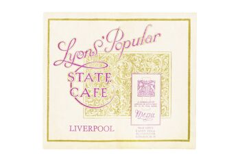 Café d'État populaire de Lyon, Liverpool, 1928 - A3 (297x420mm) Tirage d'archives (Sans cadre) 1