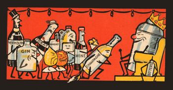 Frank Rodeike, Pasadena des années 1940 Cocktail Art - A4 (210x297mm) impression d'archives (sans cadre)