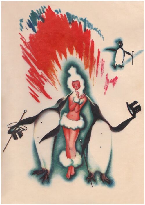 Trocadero Arctic Night New Year's Eve, London 1935-36 - 50x76cm (20x30 inch) Archival Print (Unframed)