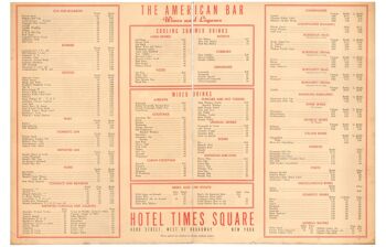 Le bar américain, New York des années 1930 - A3 (297x420mm) impression d'archives (sans cadre) 3