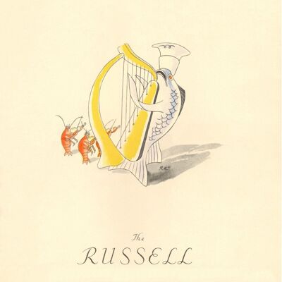 The Russell, Dublin 1952 - A4 (210 x 297 mm) Archivdruck (ungerahmt)