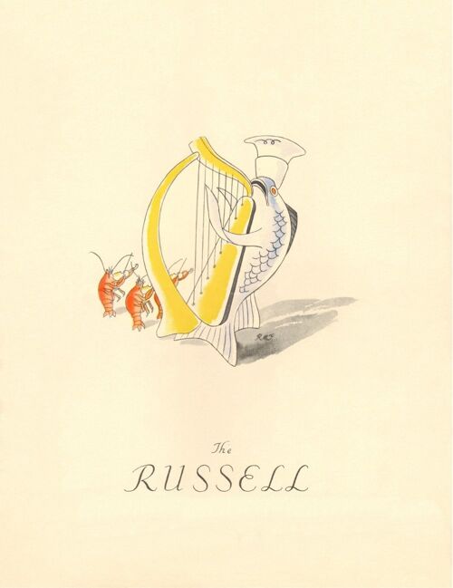 The Russell, Dublin 1952 - 50x76cm (20x30 inch) Archival Print (Unframed)