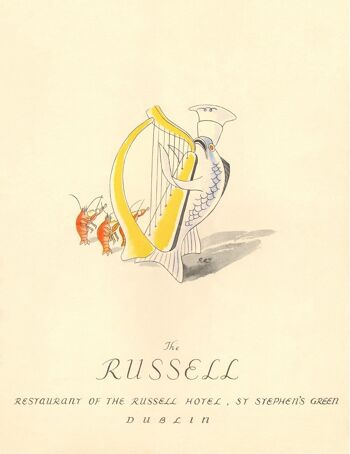The Russell, Dublin 1952 - 50x76cm (20x30 pouces) impression d'archives (sans cadre) 3