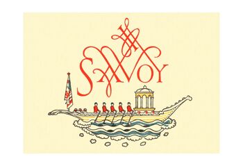 Le Savoy, Londres 1975 - A1 (594x840mm) impression d'archives (sans cadre) 1