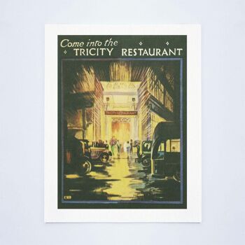 Tricity Restaurant, Londres 1927 - A2 (420x594mm) impression d'archives (sans cadre) 4