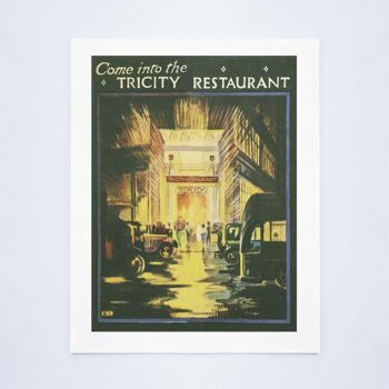 Tricity Restaurant, Londres 1927 - 50x76cm (20x30 pouces) Tirage d'archives (Sans cadre) 4
