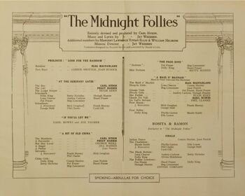 Midnight Follies, Hotel Metropole, Londres 1927 - A4 (210x297mm) impression d'archives (sans cadre) 2