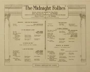 Midnight Follies, Hotel Metropole, Londres 1927 - A1 (594x840mm) Tirage d'archives (Sans cadre) 2
