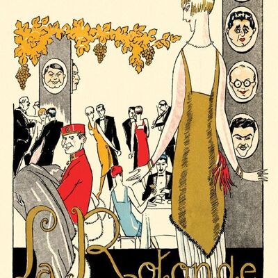 La Rotonde, Paris (circa) 1925 - A4 (210x297mm) Archival Print (Unframed)