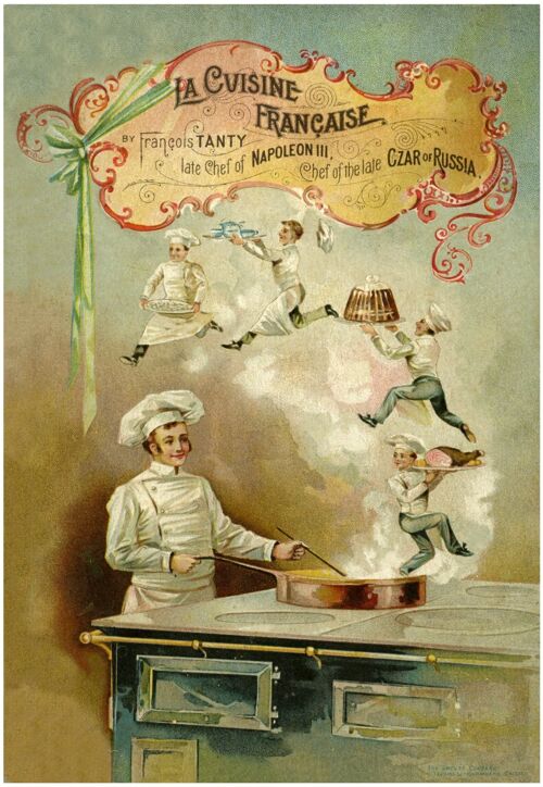 La Cuisine Francaise, Francois Tanty 1893 - A3 (297x420mm) Archival Print (Unframed)