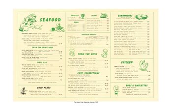 La grenouille verte, Waycross, Géorgie, 1955 - impression d'archives A4 (210 x 297 mm) (sans cadre) 2