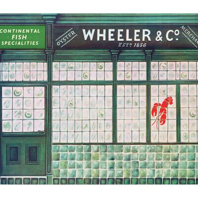 Wheeler and Co.London, años 50 - Delantero - A3 (297x420 mm) Impresiones de archivo (sin marco)