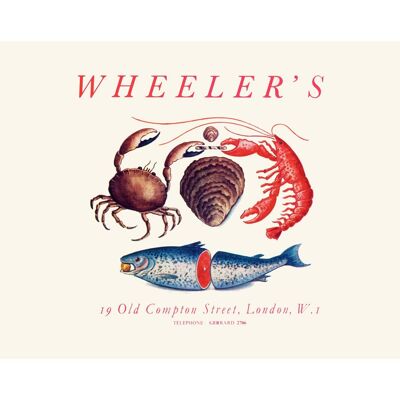 Wheeler and Co. London, 1950s - Rear - A4 (210x297mm) Archival Print(s) (Unframed)