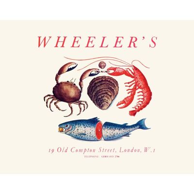 Wheeler and Co. London, 1950s - Rear - A3+ (329x483mm, 13x19 inch) Archival Print(s) (Unframed)