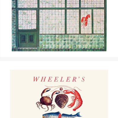 Wheeler and Co. London, 1950s - Both Front + Rear - A2 (420x594mm) Archival Print(s) (Unframed)
