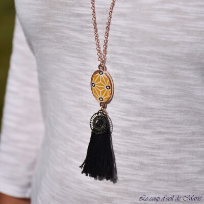 Yellow Chloé long necklace