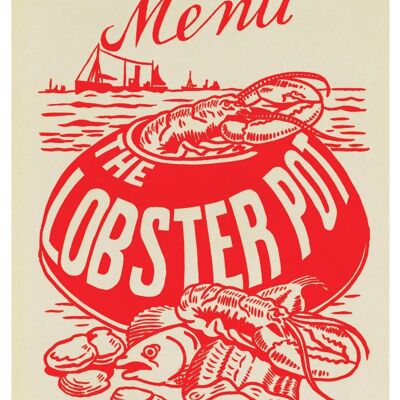 Lobster Pot, Blackpool, anni '60 - A1 (594 x 840 mm) Stampa d'archivio (senza cornice)