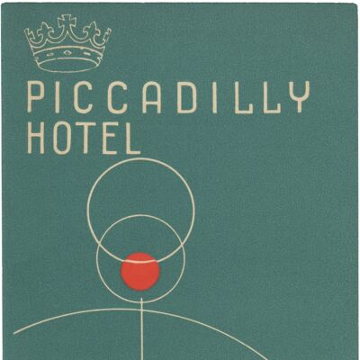 Piccadilly Hotel, London, 1950s - A3 (297x420mm) Archival Print (Unframed)