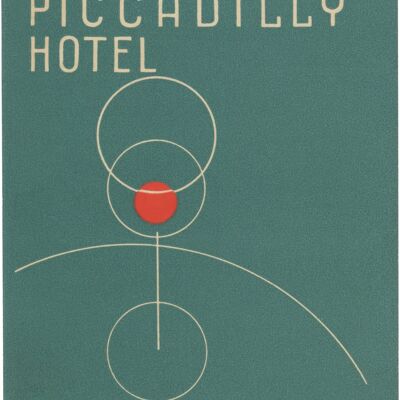 Piccadilly Hotel, London, 1950s - A3+ (329x483mm, 13x19 inch) Archival Print (Unframed)