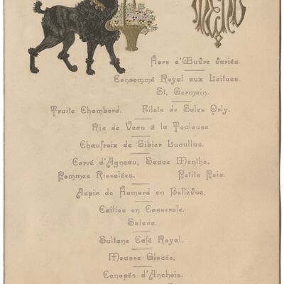 Café Royal, Londres, 1895 - Impresión de archivo A4 (210x297 mm) (sin marco)