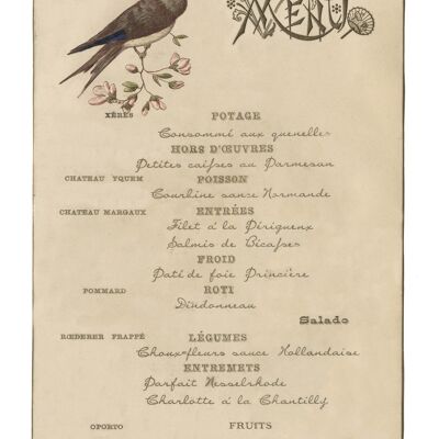 Café de Paris (Bird), Buenos Aires, June 1888 - A3+ (329x483mm, 13x19 inch) Archival Print (Unframed)