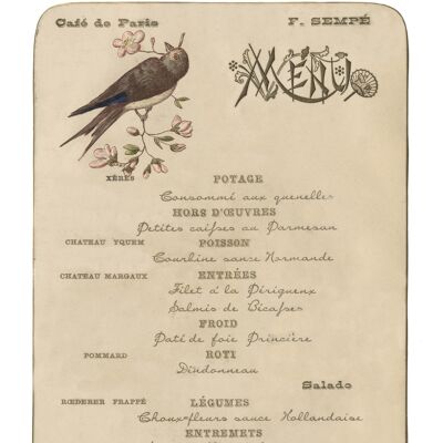 Café de Paris (Bird), Buenos Aires, June 1888 - A3+ (329x483mm, 13x19 inch) Archival Print (Unframed)