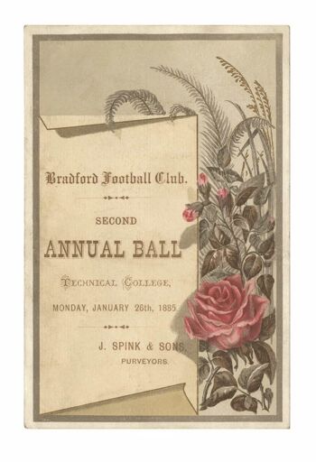 Ballon annuel du Bradford Football Club 1885 - A3 + (329 x 483 mm, 13 x 19 pouces) impression d'archives (sans cadre) 1