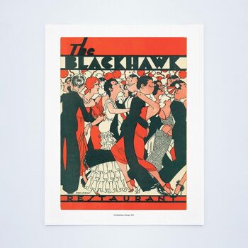 Le Blackhawk, Chicago, 1933 - A3 (297x420mm) impression d'archives (sans cadre) 3