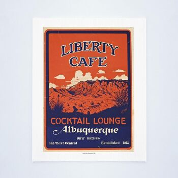Liberty Cafe, Albuquerque, 1946 - A4 (210x297mm) impression d'archives (sans cadre) 3