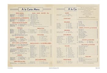 Liberty Cafe, Albuquerque, 1946 - A3+ (329 x 483 mm, 13 x 19 pouces) impression d'archives (sans cadre) 2