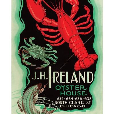 J. H. Ireland, Chicago, 1940er Jahre - A4 (210 x 297 mm) Archivdruck (ungerahmt)