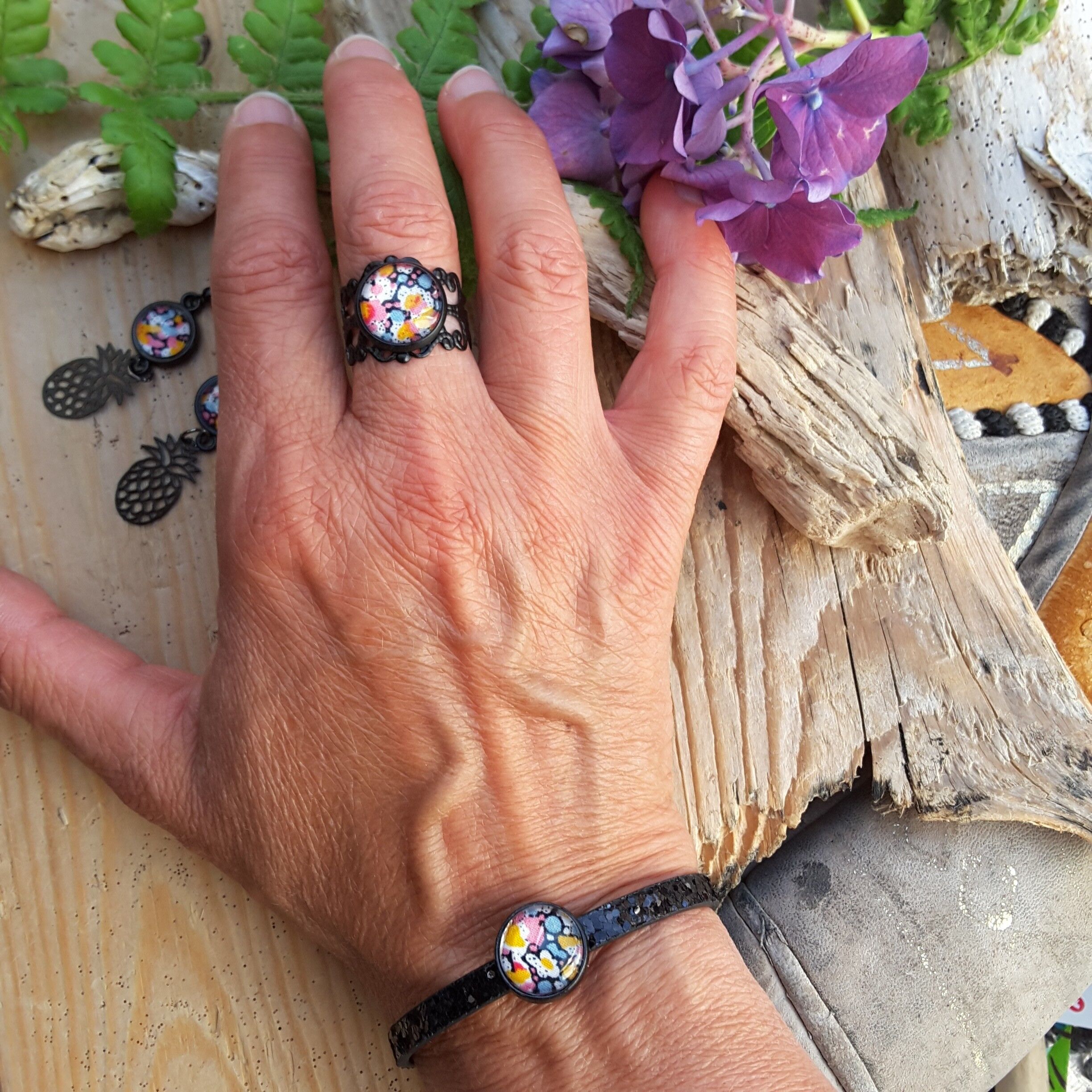 Orangefarbenes Josephine-Armband