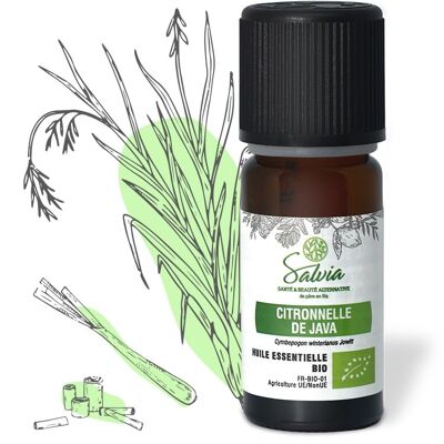 Java Lemongrass - organic essential oil * - 10 mL