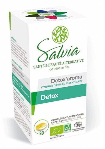 Detox'aroma, huiles essentielles bio en capsules