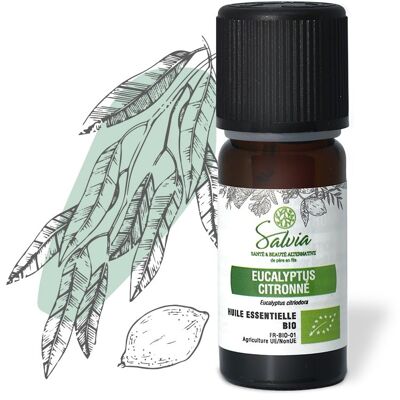 Eucalipto de limón - aceite esencial orgánico * - 10 mL