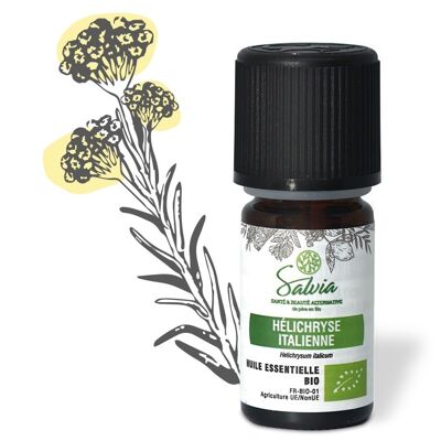 Helichrysum italiano - aceite esencial orgánico * - 5 ml