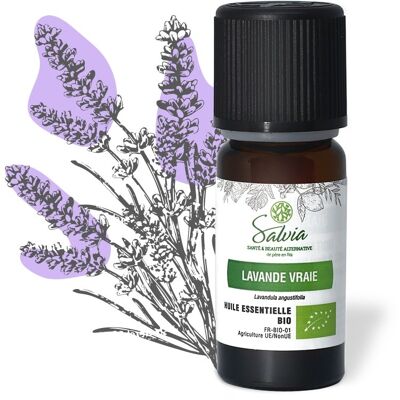 Echter Lavendel - Bio ätherisches Öl * - 10mL