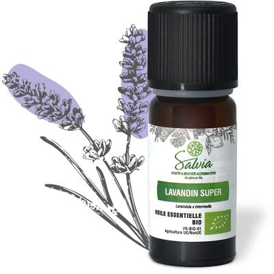 Lavandin super - huile essentielle bio* - 10mL