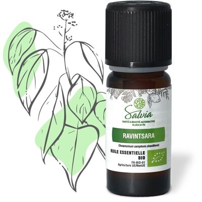 Ravintsara - aceite esencial orgánico * - 10 ml