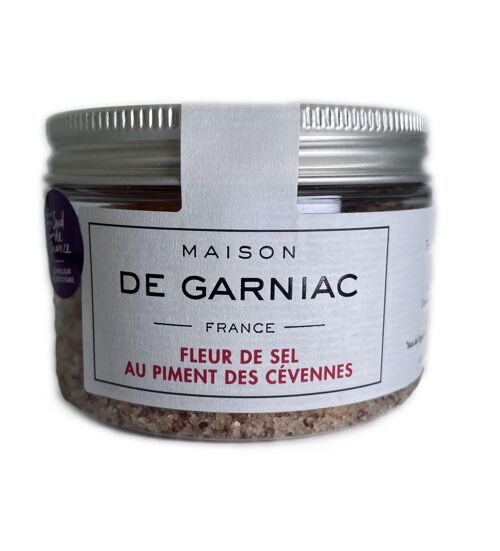 Fleur de sel de Camargue au Piment des Cévennes (100g)