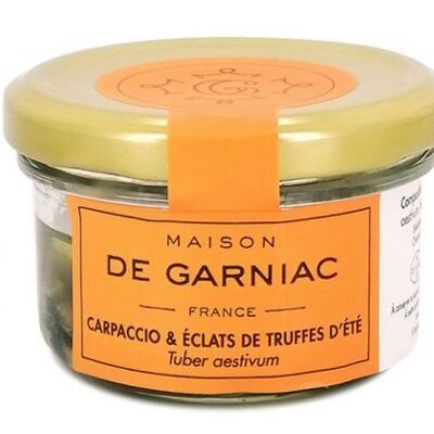 Verrine carpaccio & éclats de truffes d'été (50g)