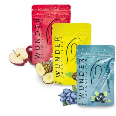 REFILL PACK - FRUIT PACK - TOOTHPICK WITH TASTE